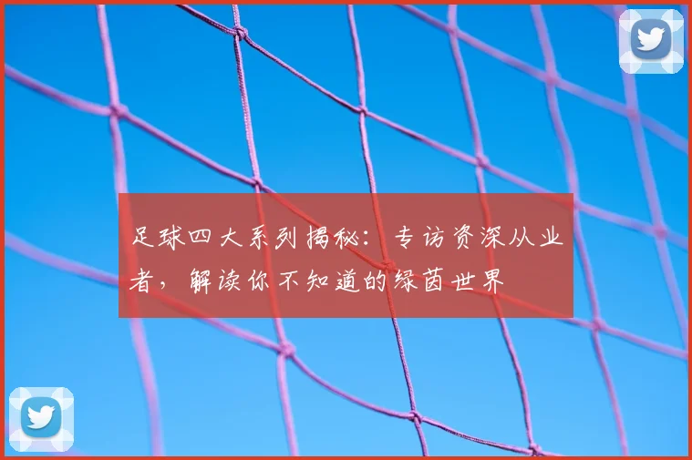 足球四大系列揭秘：专访资深从业者，解读你不知道的绿茵世界